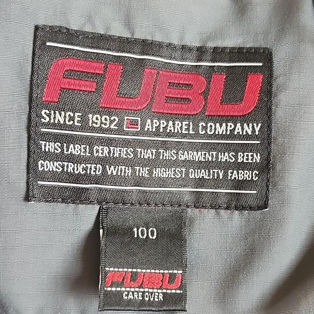 Vintage FUBU Down Y2K 90s Oversized Old School Hip Hop Streetwear Jacket Size XL